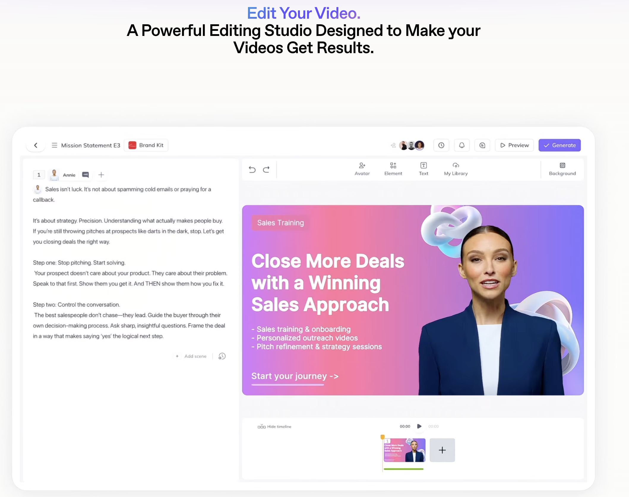 ai video editing software